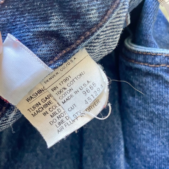 Vintage Rocky Mountain Western Jeans Pleated High Waist USA Denim - Picture 6 of 7